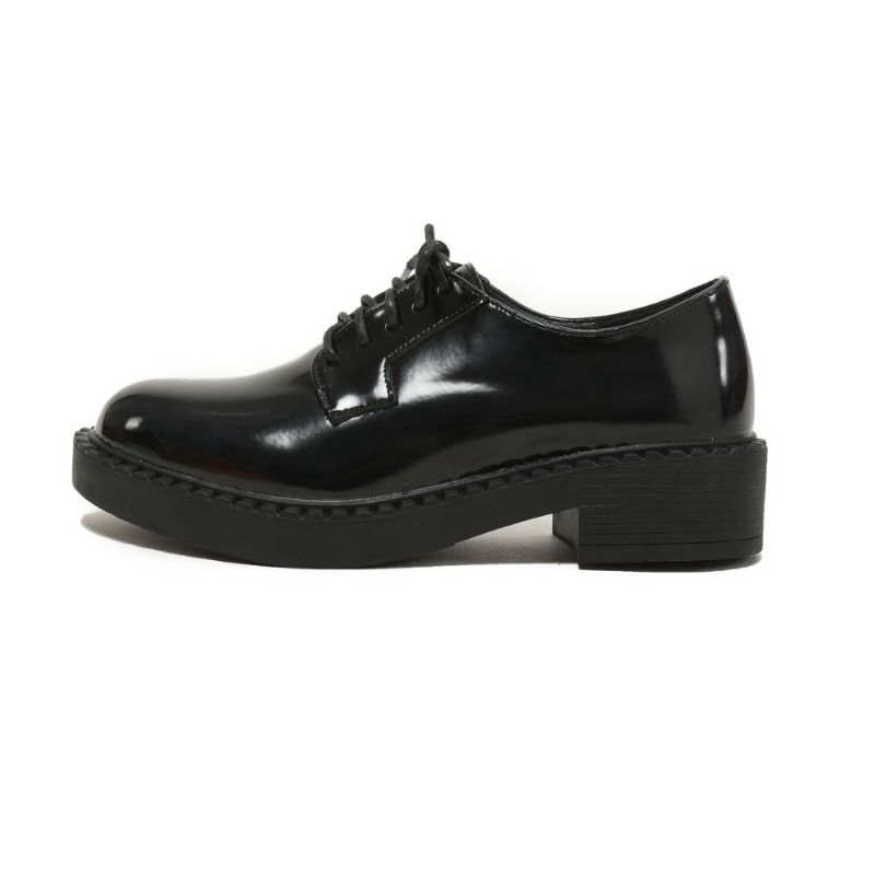 Oxford Lace Up Women - Luxury Women's Oxford Shoes, Genuine Leather