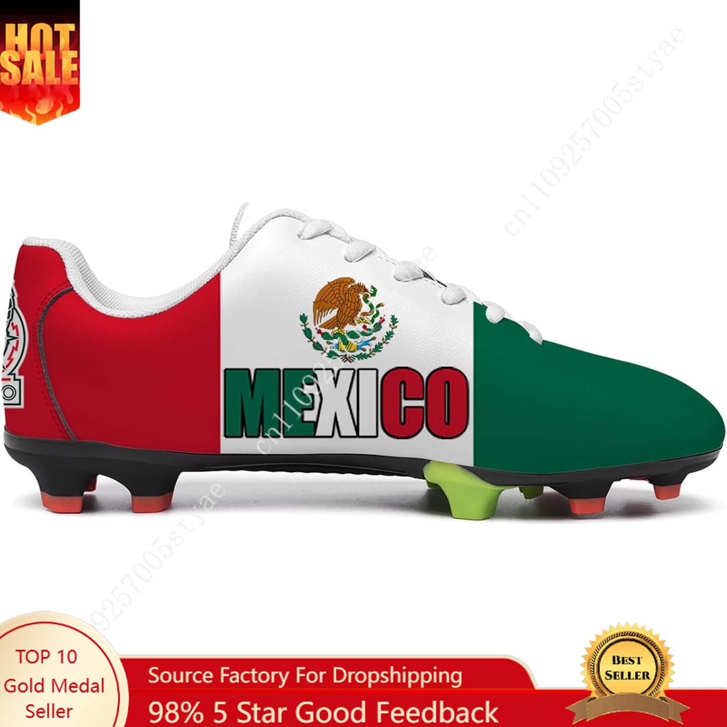 Mexico Flag Mexican Soccer Sho - Oxford Lace Up Women 评论和价格