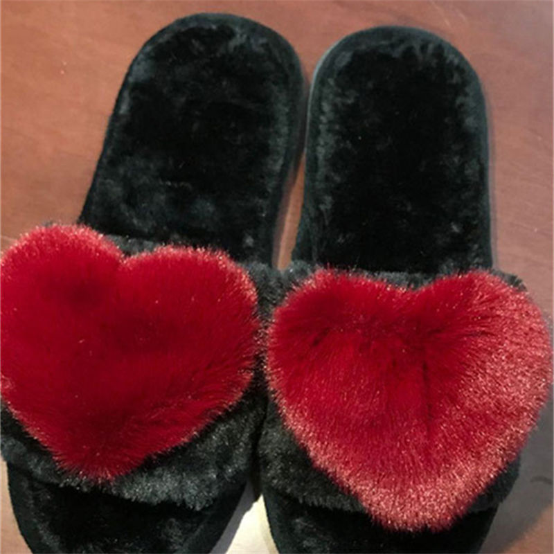 crriflz Women's Plush Heart Sl - Women Shoes For Winter 评论和价格