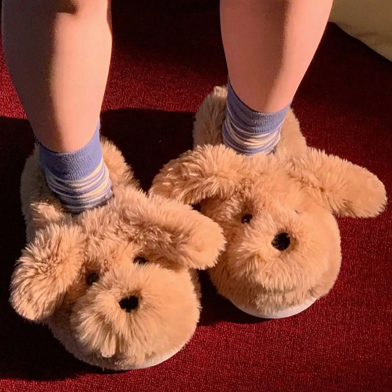 Women House Fur Slippers Casua - Women Shoes For Winter 评论和价格