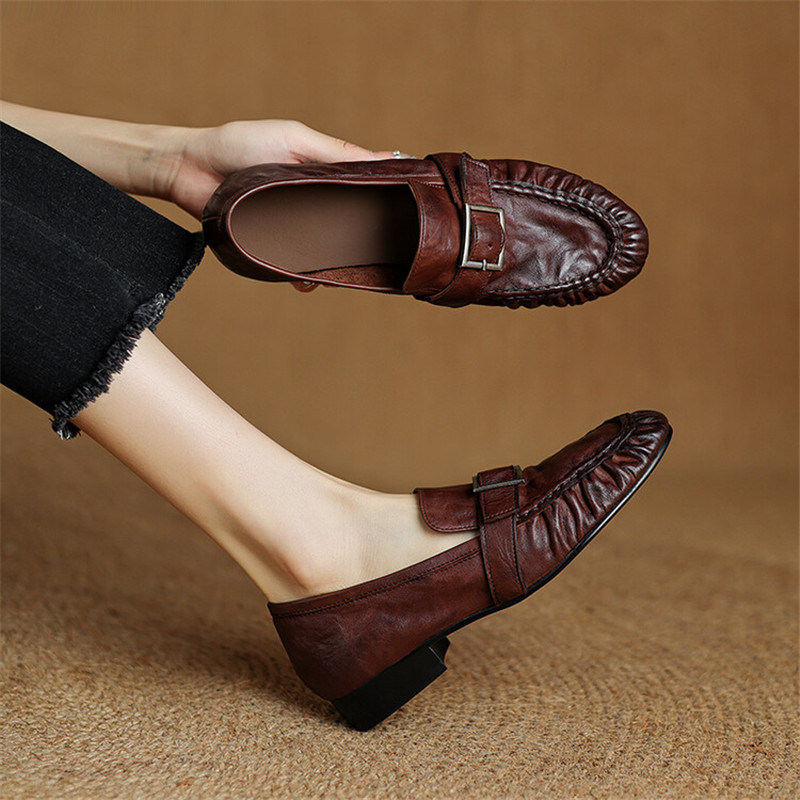 New Autumn Genuine Leather Wom - Women'S Heels 评论和价格