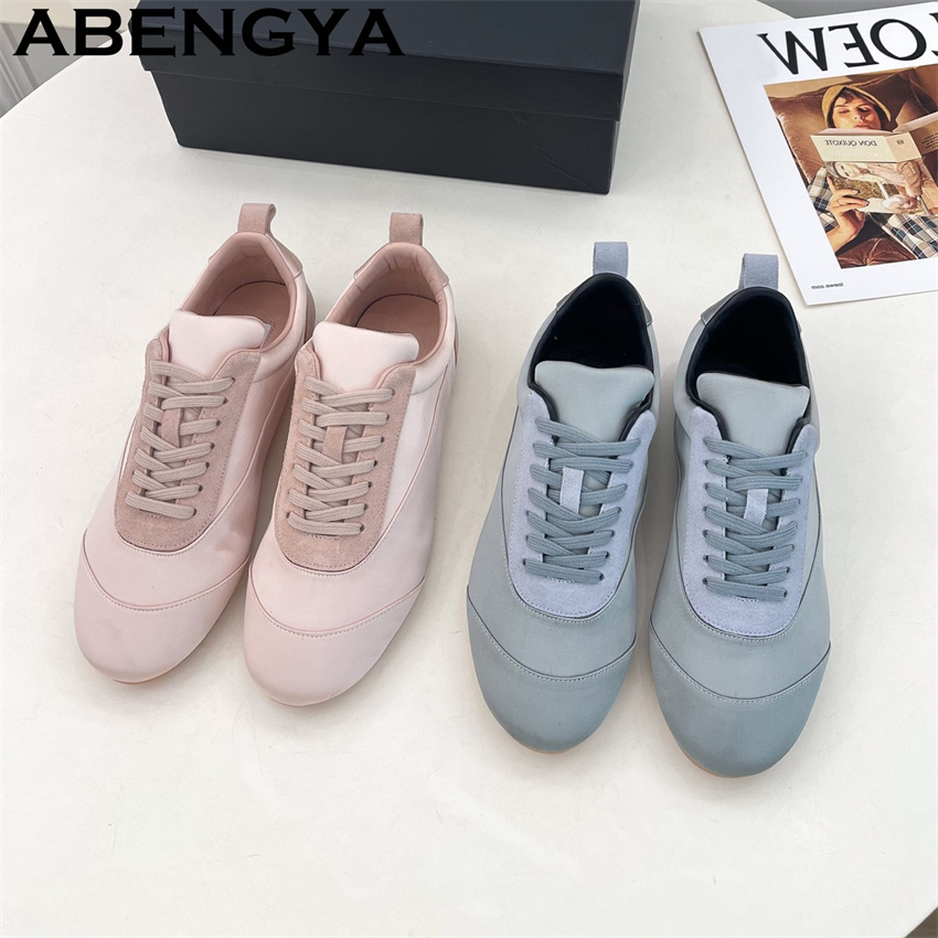 Pink Satin Round Toe Lace Up C - Oxford Lace Up Women 评论和价格