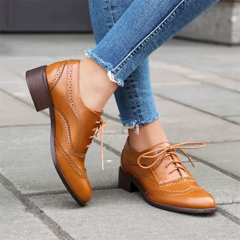 British Flats Women Oxfords Mi - Oxford Lace Up Women 评论和价格