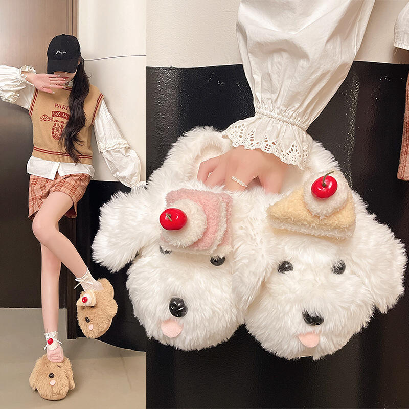 Winter Fluffy Women's Slippers - Women Shoes For Winter 评论和价格