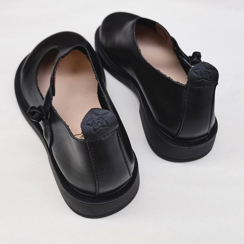 Careaymade-Genuine Leather Big - Women'S Heels 评论和价格