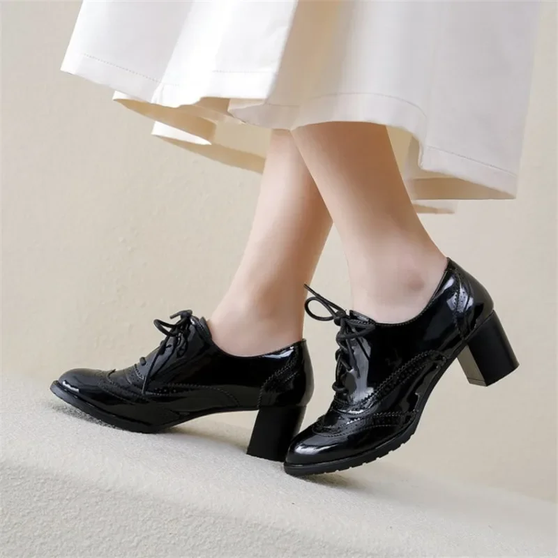 British Women's Oxfords Blue R - Oxford Lace Up Women 评论和价格