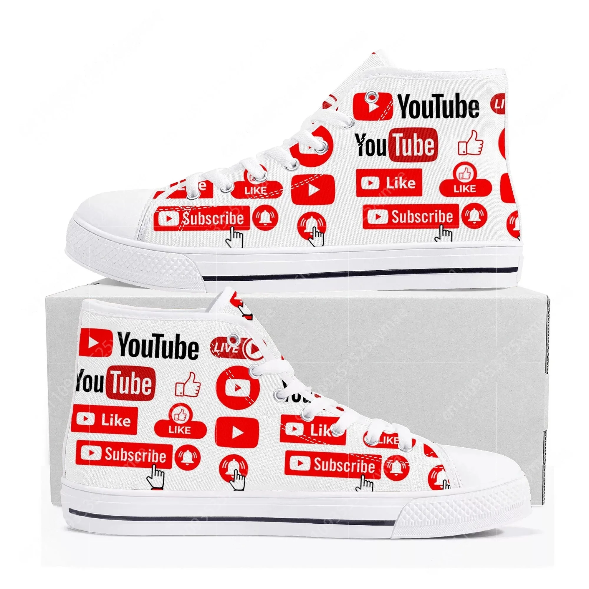 YouTube Logo Design High Top H - Women Shoes Logo 评论和价格
